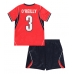 England Nico O'Reilly #3 Bortedraktsett Barn VM 2026 Kortermet (+ Korte bukser)